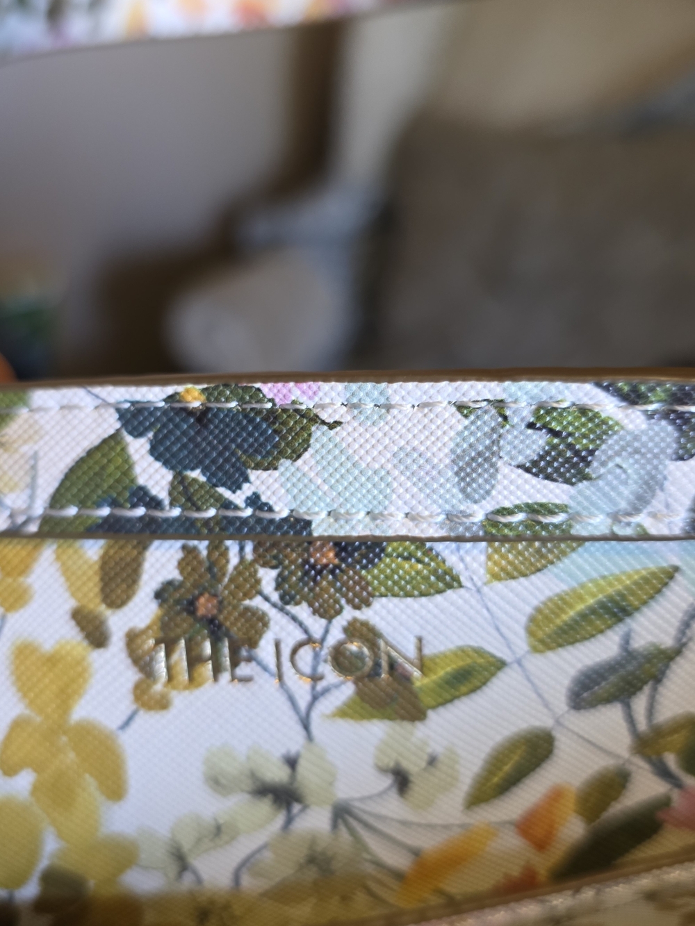 Ted Baker-Floral Print Tote Bag - Pink, Yellow & Green - Picture 4 of 7